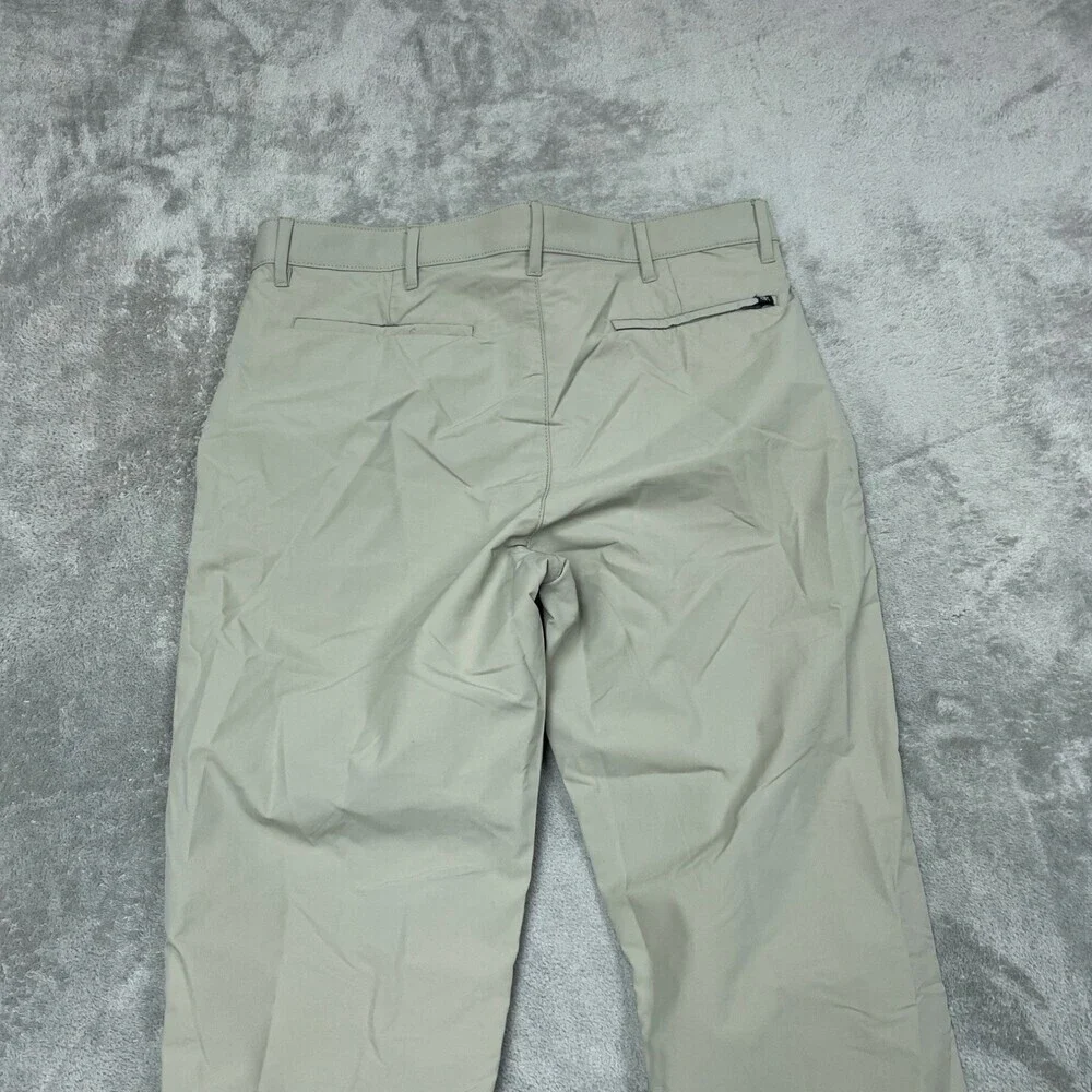 Banana Republic Mens Slim Fit Pants 34x30 London Fog Beige a1265